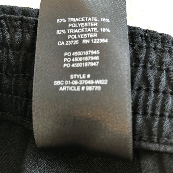 Aritzia Babaton black wide leg pants size 12 elastic waist corporate girlie - Picture 8 of 10